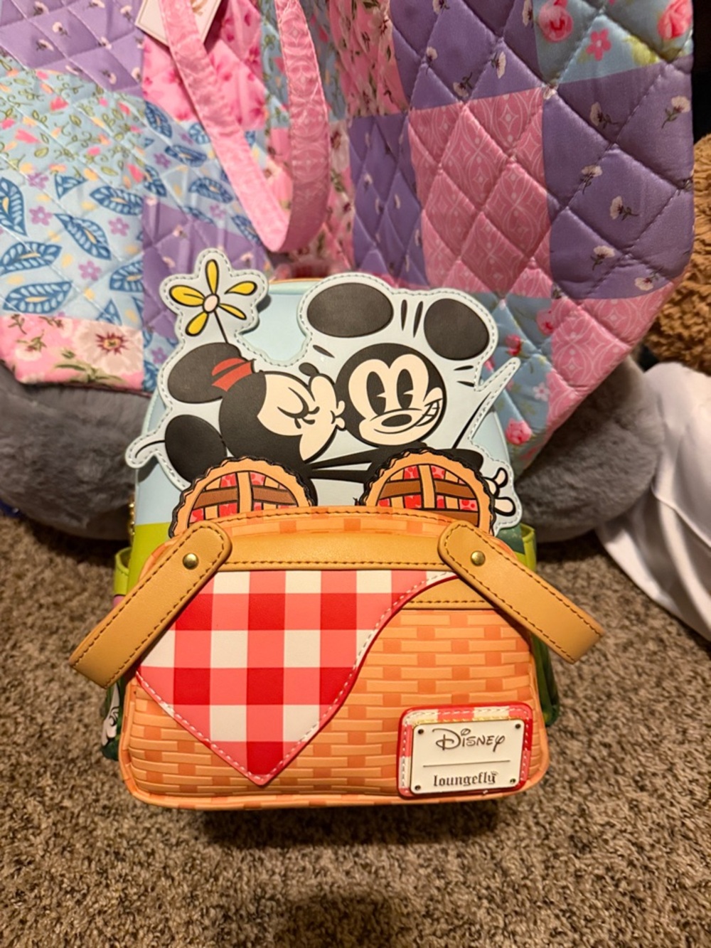 Loungefly Mickey and Minnie Runaway Railway Backpack